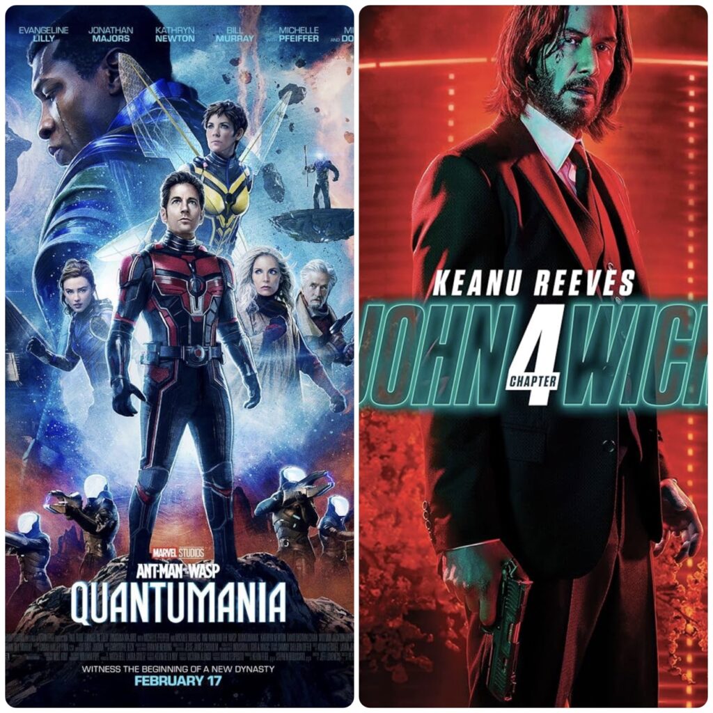 Antman and the Wasp: Quantumania and John Wick: Chapter Four – Episode 4